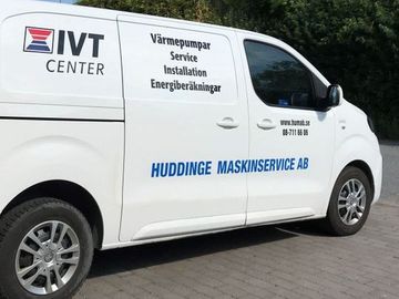 Servicebil från Huddinge Maskinservice